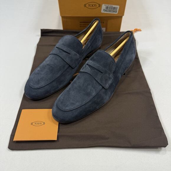 Tod’s MOCASSINO CUDIO SUEDE Loafer Size 7.5UK/9US New Receipt & Box MSRP $895 main image 8